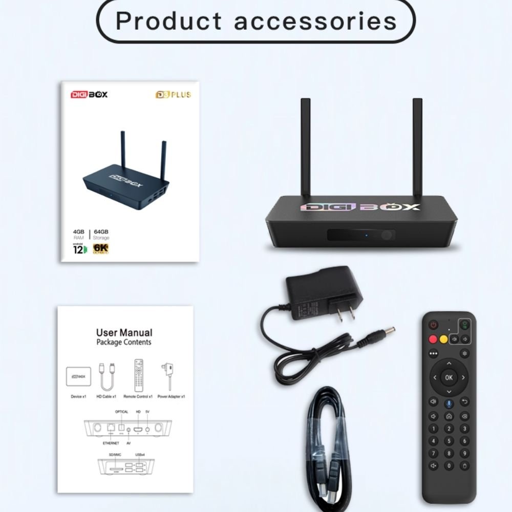 DIGIBOX D3 Plus legacy full package set reference