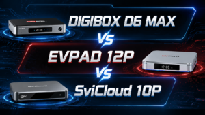DIGIBOX D6 MAX vs EVPAD 12P vs SviCloud 10P