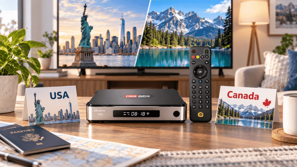 DIGIBOX D6 MAX buying costs for customers in the USA and Canada
