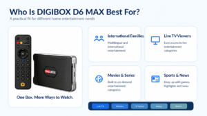 Who DIGIBOX D6 MAX is best for in the USA